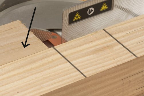 Näin teet lapaliitoksen Lapaliitos: Sahaaminen ja yhdistäminen